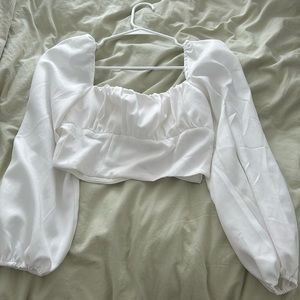 square neck cropped top